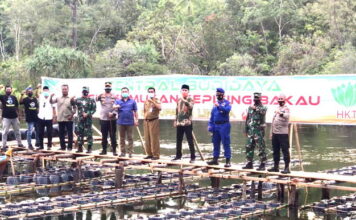 TNI AL Dukung Program Ketahanan Pangan Wilayah Kabupaten Lingga
