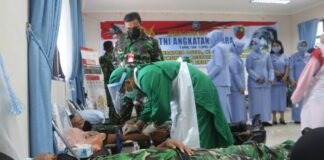 Lanud RSA Gelar Bakti Sosial Donor Dorah