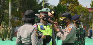 Kapolres Natuna Pimpin Apel Gelar Pasukan Operasi Keselamatan Seligi 2021