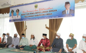 Bupati Lingga Gelar Silaturahmi dan Do’a Bersama Masyarakat