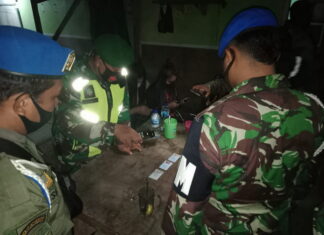 Sambut Ramadhan, Danramil 02/Tarempa Ikut Operasi Pekat Gabungan Menyisir THM