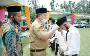 Wakil Bupati Asahan Lepas Peserta Didik Kelas IX MTs Al-Washliyah 64 Pasar Lembu