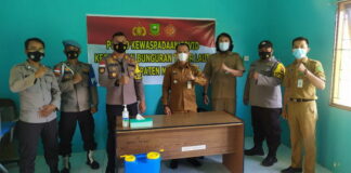 Polres Natuna Bentuk Posko Kewaspadaan Covid-19 di Kecamatan Bunguran Timur Laut