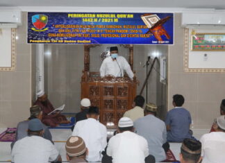 Peringatan Nuzulul Qur’an 1442 Hijriah di Lanud RSA