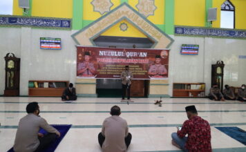 Peringatan Nuzulul Qur’an di Masjid Al-Halim Polda Kepri