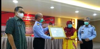 Pemkab Natuna Terima Penghargaan dari Kemenkumham