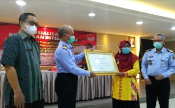 Pemkab Natuna Terima Penghargaan dari Kemenkumham