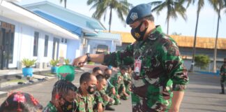 18 Personel Lanud RSA Naik Pangkat Setingkat Lebih Tinggi