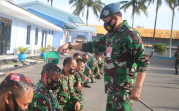 18 Personel Lanud RSA Naik Pangkat Setingkat Lebih Tinggi