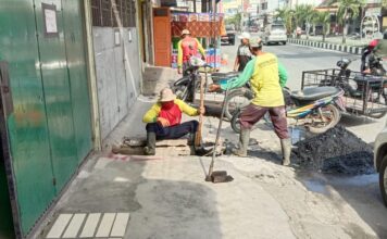 Dinas PUPR Kembali Lakukan Pembersihan Saluran Air Guna Antisipasi Banjir
