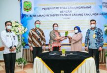 Pemko Tanjungpinang Teken MoU dengan Bank Mandiri Taspen