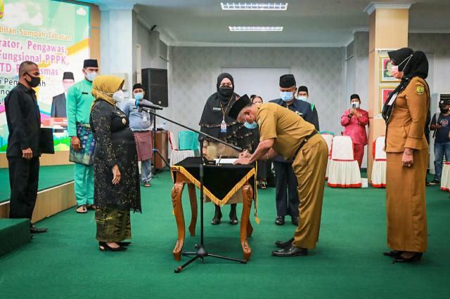 Wali Kota Tanjungpinang Lantik 89 Pejabat