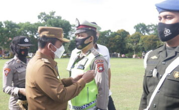 Polda Kepri Gelar Apel Pasukan Operasi Ketupat Seligi 2021