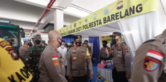 Kapolda Kepri Tinjau Pos Pengamanan dan Pelayanan Operasi Ketupat Seligi 2021