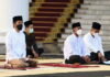 Presiden Jokowi dan Ibu Negara Salat Idulfitri di Halaman Istana Kepresidenan Bogor