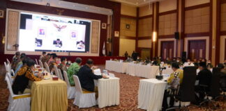 Rakor Percepatan Penanganan Covid-19 di Provinsi Kepri