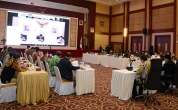 Rakor Percepatan Penanganan Covid-19 di Provinsi Kepri