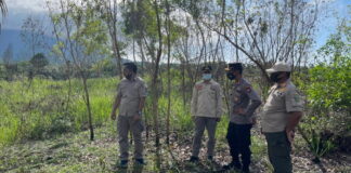 Kapolres Bersama Satgas Covid-19 Natuna Tinjau Lokasi TPU dan Isolasi Terpadu