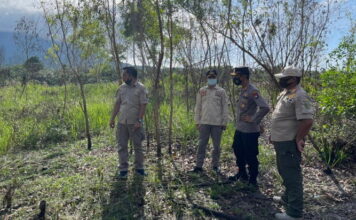 Kapolres Bersama Satgas Covid-19 Natuna Tinjau Lokasi TPU dan Isolasi Terpadu