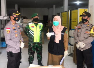 Kaporles Natuna Pimpin Pengamanan Kedatangan Vaksin Covid-19