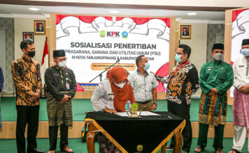 KPK-Pemko Tanjungpinang Sosialisasi Penertiban PSU