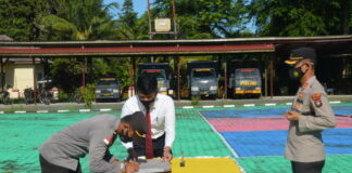 Polres Natuna Gelar Apel Komitmen Bersama Anti Narkoba