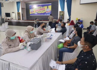 Polda Kepri Kembali Gelar Vaksinasi Massal Untuk Masyarakat