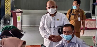 Ketua Komisi I DPRD Natuna Pantau Vaksinasi Massal di Subi