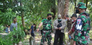 Danlanud Raden Sadjad Tinjau Kembali Batas Tanah Landasan Ex Jepang di Pulau Subi