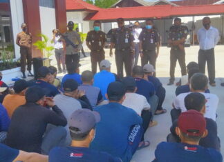 Kejari Natuna Eksekusi 23 Orang Terpida Nahkoda KIA Vietnam Pelaku Illegal Fishing