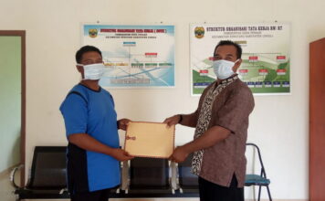 Mantan Ketua BPD Pena’ah Daftar Calon Kades Priode 2021-2027