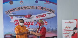 Wings Air Resmikan Penerbangan Perdana dari Kupang – Lewoleba – Kupang