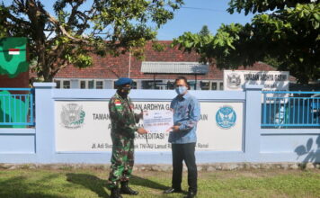 Lanud RSA dan BNI 46 Natuna Kerjasama Renovasi Aula TK Angkasa Lanud RSA