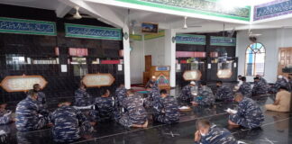 Jelang Latihan Armada Jaya XXXIX 2021 Lantamal IV Gelar Do’a Bersama