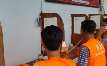 Rutan Kelas II Menggala Sediakan Wartelsuspas Layanan Video Call Bagi Warga Binaan