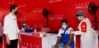 Presiden Targetkan Jumlah Vaksinasi Dua Kali Lipat pada Bulan Agustus