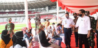 Presiden Minta TNI-Polri Turut Sukseskan Target Dua Juta Vaksinasi pada Bulan Agustus