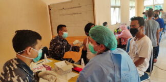Lanal Ranai Siap Bantu Tenaga Vaksinator Covid-19, Dalam Rangka Hari Bhayangkara Ke-75