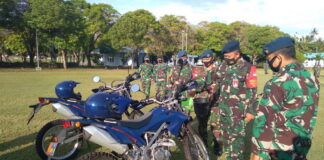 Danlanud Mus Serahkan Dua Kendaraan Operasional, Perluas Teritorial Babinpotdirga