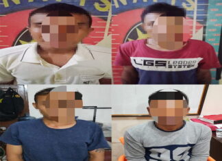 Curi Konter HP di Tulang Bawang, 4 Warga Lamsel Ditangkap di Rest Area 208 Tol Terpeka