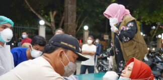 Walikota Tanjungpinang Monitoring Rapid Antigen di Tempat Keramaian, 2 Orang Karyawan Swalayan Positiv