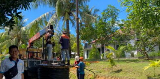 PLN Ranai Perbaiki Jaringan Listrik Paska Kebakaran Rumah di Bukit Cemaka