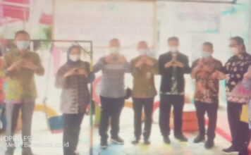 Kadiskes Mewakili Bupati Tuba Sambut TIM Penilaian KLA Pusat