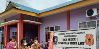 Gubernur Kepri Resmikan SMK Negeri 1 Bunguran Timur Laut