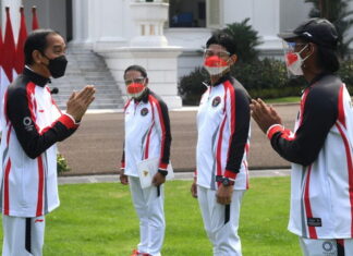 Presiden Jokowi Lepas Kontingen Indonesia ke Olimpiade Tokyo