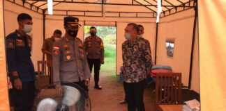 Kapolres Bersama Wabup Natuna Tinjau Lokasi Isolasi Terpadu