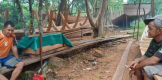 Melihat Pembuatan Kapal Pompong di Desa Pian Tengah, Natuna