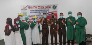 Sambut Hari Bhakti Adhyaksa Ke 61, Kajari Natuna Gelar Donor Darah