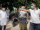 Bupati Lingga Bersama Ketua DPRD Lingga Turun Langsung Kelokasi Kebakaran