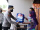 Kapolres Lingga Berikan Bansos Kepada Masyarakat Kurang Mampu